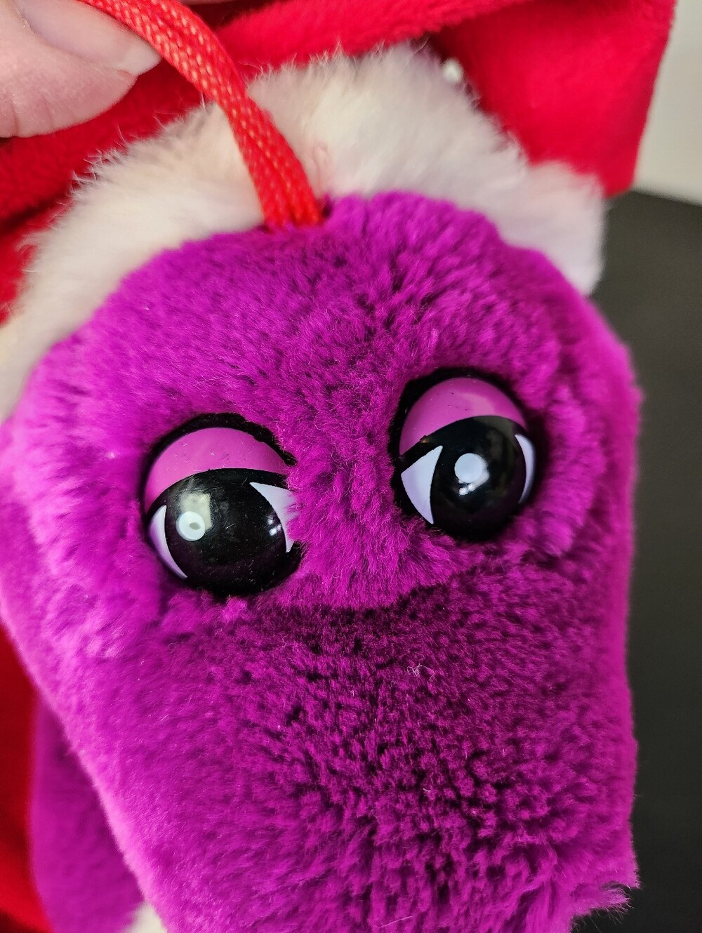 Vintage Plush Barney Christmas Stocking 90s - Picture 3 of 10
